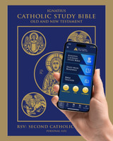 Ignatius Personal Size Study Bible Bonded Leather Bundle