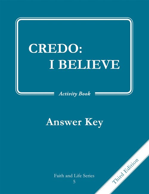 Faith and Life - Grade 5 Activity Book Answer Key (Digital)