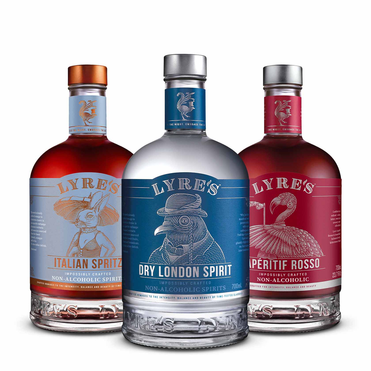 Non-Alcoholic Rosa Negroni Spirit Set