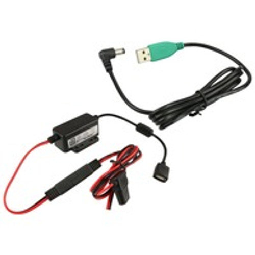 RAM MOUNT GDS MODULAR 10-30V HARDWIRED CAR CHARGER WITH DC CABLE (3PTY-RAMGDSCHARGEM55V7B1U)