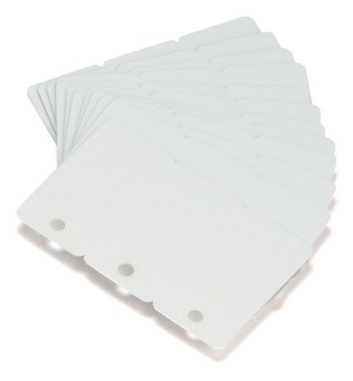 Zebra white PVC cards(104523-020)