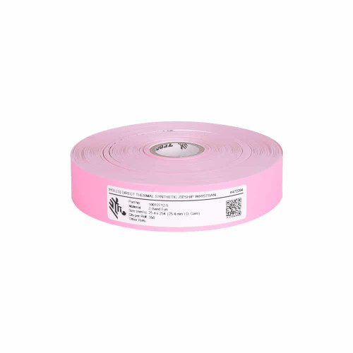 Z-Band Splash Wristband (25.4x254mm) Pink