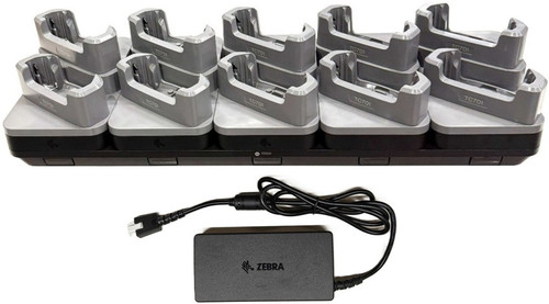 KIT: Charge-Only ShareCradle to charge up to ten TC701 devices. Includes power supply (PWR-BGA12V150W1WW). Sold Separately: Country-specific AC line cord.