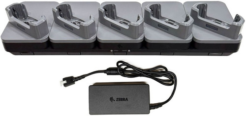 KIT: Ethernet / USB Communication ShareCradle to charge up to five TC501 devices WITH a protective boot. Includes power supply (PWR-BGA12V150W1WW)