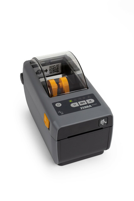 ZD411d Direct Thermal Printer ZD411; 203 dpi, USB, USB Host, Modular Connectivity Slot, BTLE5, EU and UK Cords, Swiss Font, EZPL