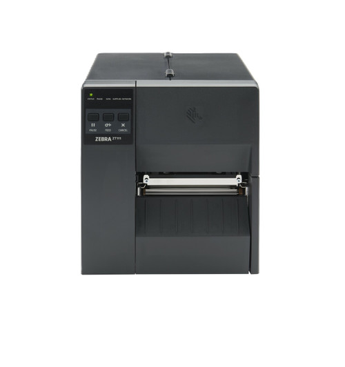 ZT111 TT Printer ZT111; 4, 203 dpi, Thermal Transfer, Tear, EU/UK Cords, USB, Serial, Ethernet, BTLE, USB Host, EZPL