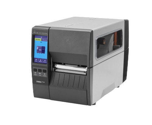 ZT231 TT Printer ZT231; 4, 203 dpi, Thermal Transfer, Cutter with Catch Tray, EU/UK Cords, USB, Serial, Ethernet, BTLE, USB Host, EZPL