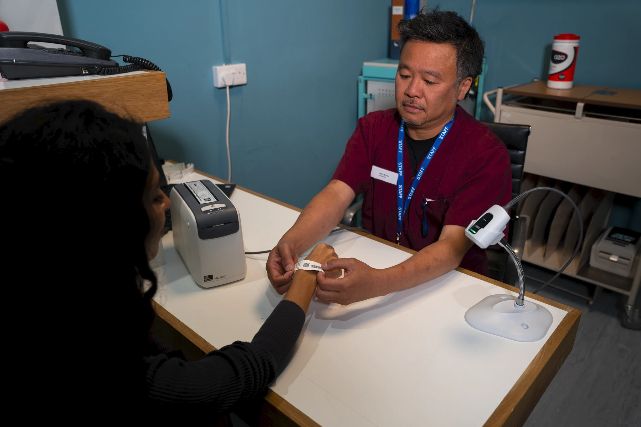 Patient Wristband Printing