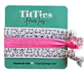 Titty City Design TitTies Hair Tie Bracelet Set