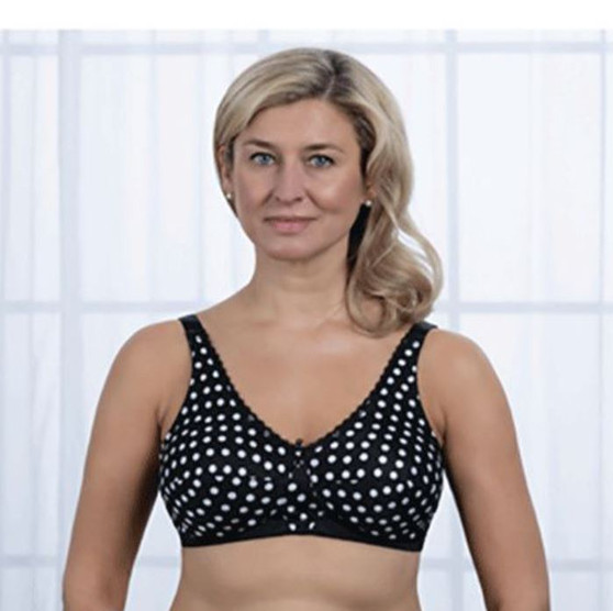 Almost U Wireless Seamless Polka Dot Print Bra (Style 2060)