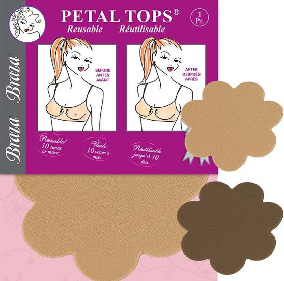 Braza Reusable Petal Tops Nipple Covers