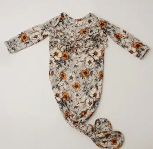 Rockin Royalty Custom Bamboo Infant Knotted Gown
