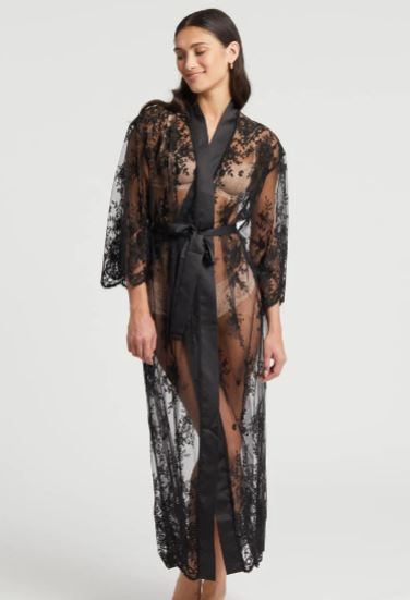 Rya Collection Darling Sheer Lace Robe
