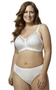Elila Embroidered Microfiber Wireless Soft-cup Bra (Style 1301)