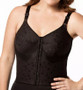 Elila Jacquard Wireless Front-Hook Longline Softcup Bra (Style 5415)