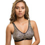 Almost U Wireless Bandeau Leopard Print Bra (Style 1960)