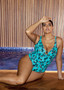Elomi Kotiya Plunge Non Wire One Piece Swimsuit