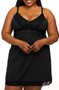 Montelle Intimates Prosthesis Lace Trim Chemise