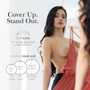 Nippies Skin Adhesive Nipple Covers with Extra Coverage