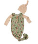 Rockin Royalty Custom Bamboo Infant Knotted Gown