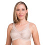 Sandstone Satin Lace Accent Cut and Sew Bra