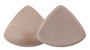 Front and Back of Darker shade of 915 model of trulife cooling dual layer breast form