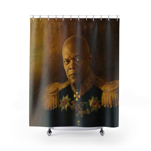 Samuel L. Jackson Replaceface Shower Curtain