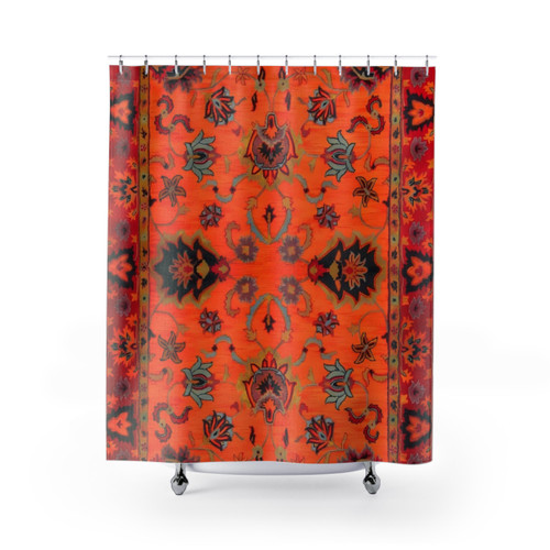 Moroccan Sunset Bohemian Shower Curtain