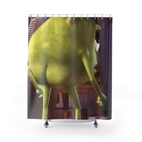 Mike Wazowski Themed Shower Curtain