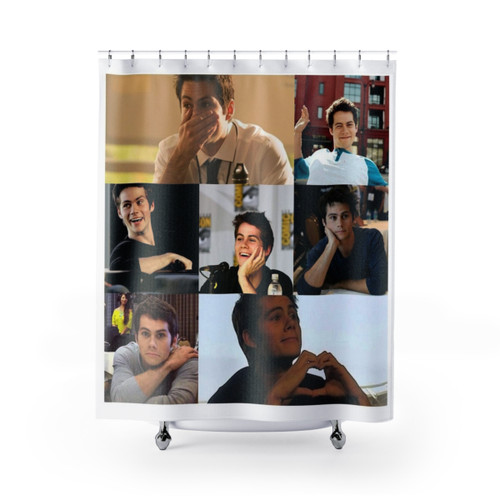 Dylan O'Brien themed shower curtain