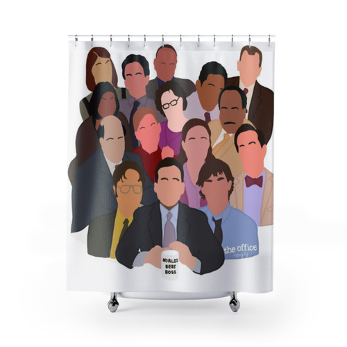 The Office-Themed Shower Curtains