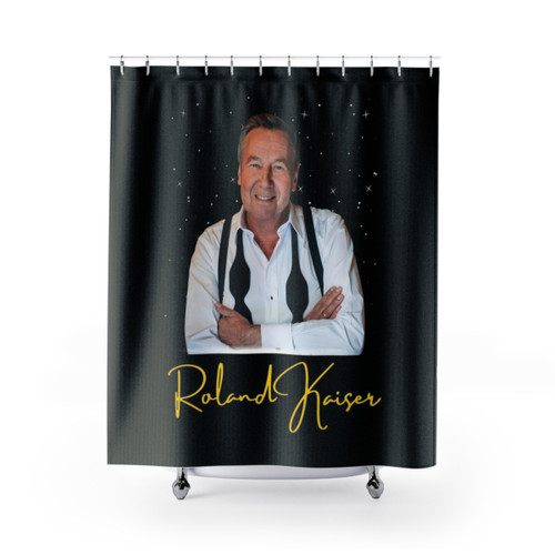 Roland Kaiser Shower Curtains | German Schlager Singer Merchandise
