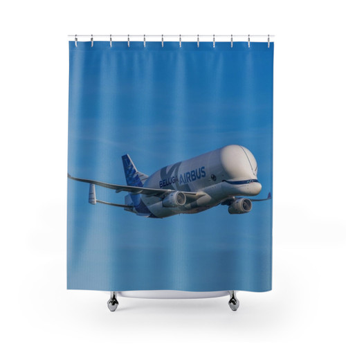 Airbus Beluga XL Supertransporter Shower Curtains