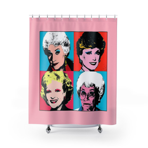 Golden Girls Themed Shower Curtain
