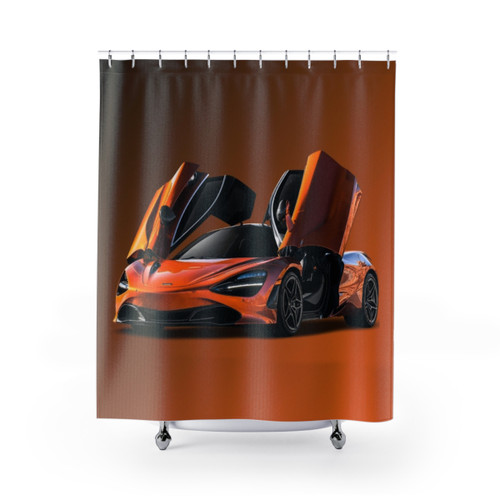 Mclaren P1 Formula 1 Design Shower Curtains