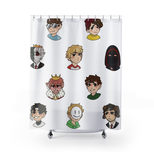 Dream Team Minecraft Shower Curtains