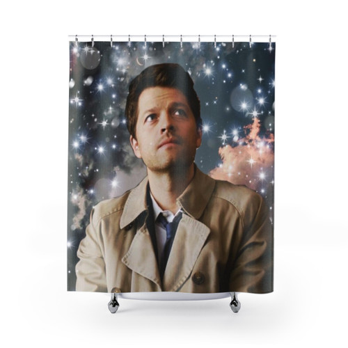 Supernatural Castiel Shower Curtains