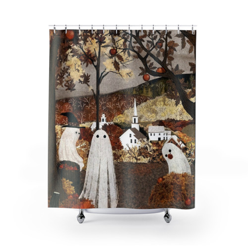 Apple Orchard Shower Curtains