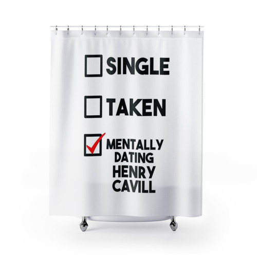 Henry Cavill Shower Curtains - Mentally Dating