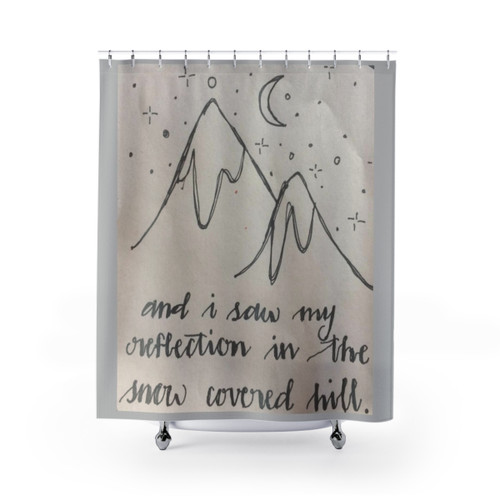 Fleetwood Mac Landslide Inspired Shower Curtain