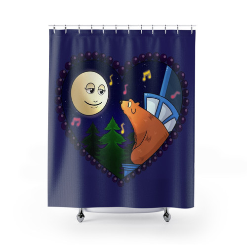 Bear in the Big Blue House Themed Shower Curtains