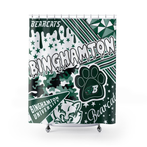 Binghamton University Bearcats Shower Curtain