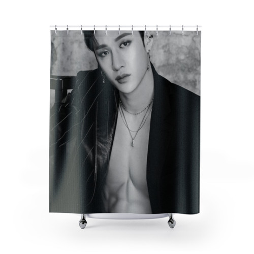 Bang Chan Stray Kids Shower Curtains