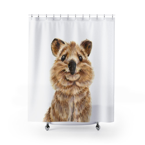 Quokka Shower Curtains - Happiest Wildlife on Earth