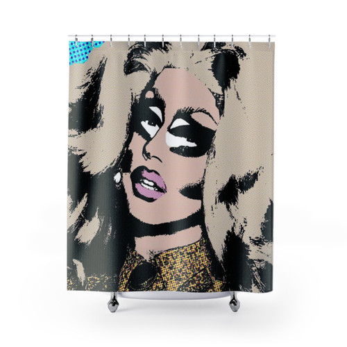 Trixie Mattel Style Pop Art Shower Curtains