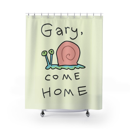 Spongebob Squarepants Gary the Snail Shower Curtain