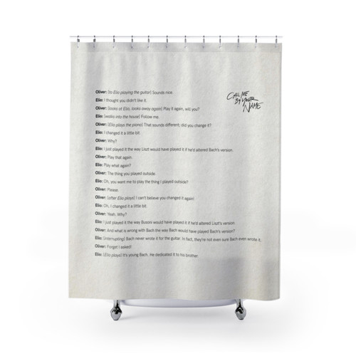 Call Me by Your Name Movie Scene Shower Curtains