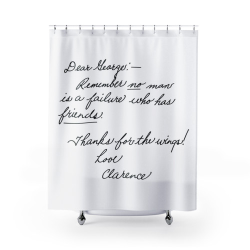 It's a Wonderful Life Clarence Shower Curtain