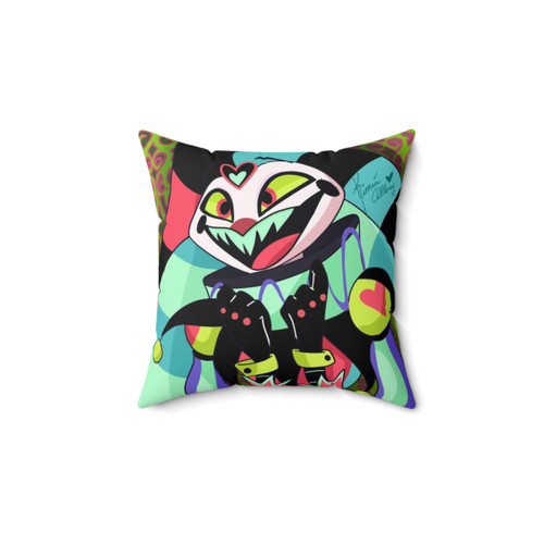 Fizzarolli Helluva Boss Themed Throw Pillow