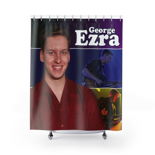 Ezra Concert Themed Shower Curtains